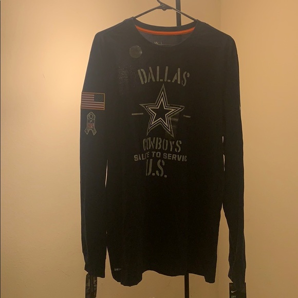 dallas cowboys salute to service long sleeve shirt